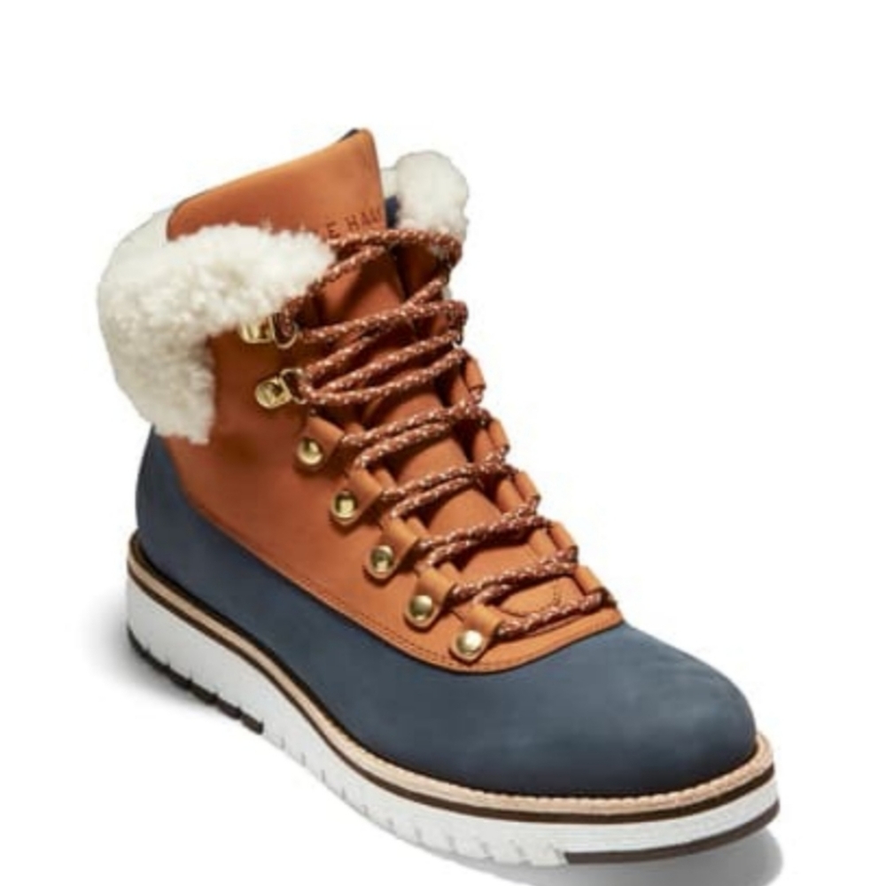 NWOT ZEROGRAND Waterproof Genuine Shearling Boots